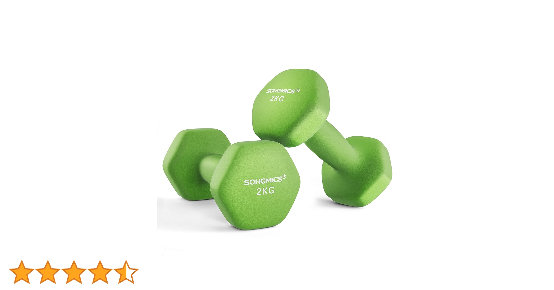 Amazon | SONGMICS ダンベル カラフル鉄アレイ 0.5KG×2個セット